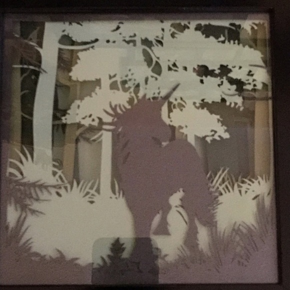 Unicorn Shadow Box - Picture 2 of 2